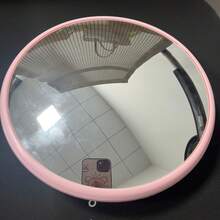 1. Decorative Art Round Wall Mirror - Full-Length Horizontal Wall Mirror, Plastic Frame, No Electricity Required | Suitable For Entryway. An Ideal Choice For Decorating Living Room, Bedroom, Entryway, Bathroom, And Walls.