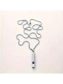 Durable Stainless Steel Emergency Whistle - Fashionable, Portable Outdoor Hiking And Rescue Survival Gear, Ideal For Halloween/Christmas/Thanksgiving/New Year Celebrations, Camping Accessories