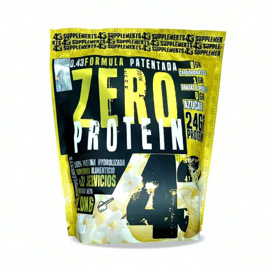 43 Proteina Zero Hidrolizada 1 kg Vainilla 43 Supplements - Otros - Ver 1