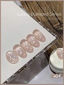 annies 5g Chrome Platinum Glitter Nail Polish Set, 16 Colors Including Sparkly Shiny UV LED Soak Off Black Silver Pink Gel Polish Kit Home DIY Manicure Nail Salon Varnish - 彩色 - 查看 15