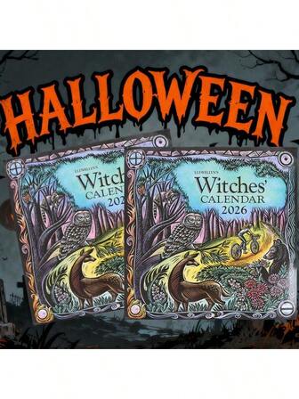 Llewellyn 2026 Witches' Datebook - Mystical Arts Illustrated Wall Calendar, Cross-Border Hot Seller, Includes Moon Phases, Astrology & Witchcraft Ritual Guide, Unique Gift For Witchcraft Enthusiasts