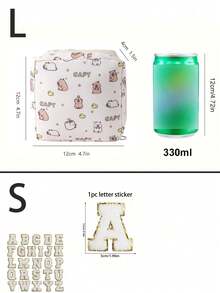 1pc Cartoon Sanitary Pad Storage Bag, Tissue Box, Lipstick Makeup Pouch - Multicolor - View 8