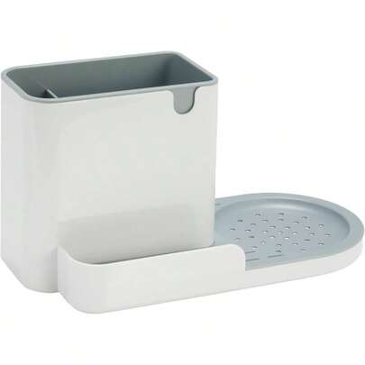 - Organizador para fregadero de cocina, soporte para esponja, tamao
