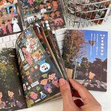 创意趣味贴纸书，INS风高品质模切贴纸，学生适用，DIY剪贴簿材料