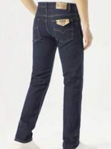 Men Jeans - 藏蓝色 - 查看 2