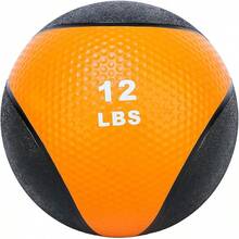 BalanceFrom - Balón Medicinal, balón de Pared y Bola de Golpe - 12 libras - Ver 9