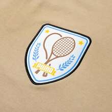 Men's PUMA TEAM JP Crew TR Series Loose Casual Sweatshirt, 625802-83 - Light Brown - View 4