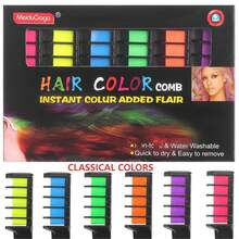 Halloween Christmas Nice Hair Chalk Pen Easy Wash Beauty Colors/Glow In The Dark Under UV Light Crayon/ For Party Halloween,Cosplay, Birthday Party,Decoration Party Be The Queen And King - Multicolor - View 18