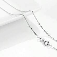 Venetian Chain Necklace, 45 Cm, 925 Sterling Silver - 銀色 - 查看 9