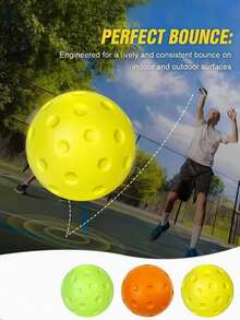 3pcs Quiet Foam Pickleballs For Indoor Or Outdoor Practice Pickleball Balls With Exact Real Ball Bounce Standard Size Pickleball Ball Soft PU Pickleball Ball Standard Size Lightweight Warm-Up Solution Indoor And Outdoor