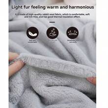 USB供电便携式电热毯 - 3档温度可调，节能ABS材质，可机洗可折叠，适用于家庭、办公室、宿舍 - 小巧轻便设计，过热保护，圣诞礼物，暖手宝，男士礼物，圣诞袜填充物，可充电暖手宝