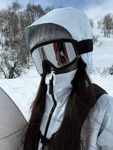 1 Paar Damen Outdoor Mode Oversized Anti-Wind Sport Brillen, Mehrfarbige Retro Bergsteigen Ski Brillen Blendschutz, Geeignet für Motorrad, Real-Life CS, Bergsteigen, Skifahren und andere Outdoor-Sportarten - Verschiedenfarbig - Übersicht 10