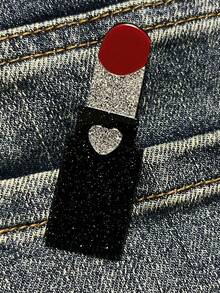 1pc Creative Acrylic Cartoon Girl Brooch, Fashionable & Elegant Women's Brooch, Best Birthday Gift For Friends