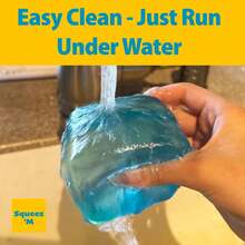 Blue Squishy Stress Relief Toy – Perfect For Kids & Adults| Ideal Gift For All Ages - Blue - View 2