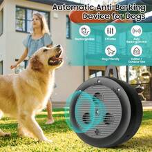 Ultrasonic Dog Bark Deterrent,Anti Barking Device For All Dogs,3-Mode Frequency Settings,32ft Ultrasonic Dog Repeller,Effective Stop Control Bad Behavior Dog Training Tool, Convenient Type-C Fast Charging,Suitable For Multiple Dog Breeds,Pet Intelligent Automatic Dog Trainer,Anti Barking Indoor & Outdoor Dog Repellent Device - Multicolor - View 2