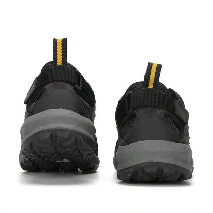 Jack Wolfskin 男士户外鞋，织物鞋面，泡沫中底，橡胶外底，减震徒步鞋，建议选购小一码，深灰色/亮黄色 4051301-6357 - 深灰/明黃 - 查看 3