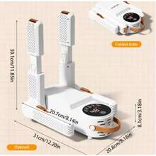 Portable Rechargeable Shoe Dryer With Temperature Settings - 1 - View 3