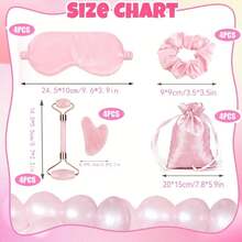 5/20pcs Facial Massage Tool Set, Includes 4 Elegant Headbands, 4 Blackout Eye Masks, 8 Heart-Shaped Massagers & Body Gua Sha Tools, Suitable For All Seasons - Multicolor - View 4