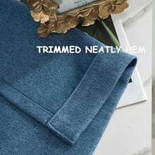 GRALI Cortinas Opacas, Tela Gruesa Térmica Aislante Frío Calor para Hogar Diseño Sencillo, Beige, 132 x 241 cm, 2 Uds(132An x 274Al cm (2 Paneles) Chambray - Azul Marino) - Tipo 5 - Ver 8