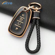 TPU 外壳钥匙扣支架适用于雪佛兰马里布科迈罗科鲁兹 Traverse Spark Equinox Volt Bolt 汽车钥匙包保护套 - 雪佛蘭B款 - 查看 15