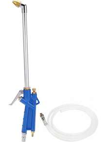 EstiloPistola De Lavado De Motor NeumáTico KIMISS, Pistola De PulverizacióN De Agua De Manguera Larga Universal De 120 Cm/47 Pulgadas, Pistola De PulverizacióN De Agua De Acero Universal Para Conductos De AVersióN Mejorada - 1 - Ver 2