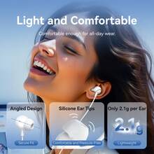 VENTION ECHO LITE USB-C In-Ear Wired Earbuds -1PC High-Quality Wired Silicone Earphones With USB Type-C Audio Interface Compatibility, Designed For Tablets And Smartphones. Equipped With A DAC Chip For Audio Decoding And Adjustable Volume. Features A 1.2-Meter Cable For Comfortable, Secure Fit. - Type C - View 9