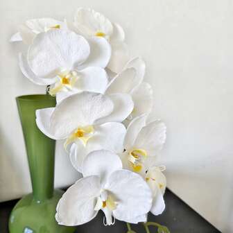 1/2/3pcs Artificial Butterfly Orchid Flower With Flexible Stem, Perfect For Home Party Table Centerpiece Decoration, Valentine Day, Gifts Birthday Graduation Home Decor Back To School Room Decor School Supplies