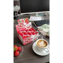24pz Aroma frutal+Meliya Beauty bálsamo labial de fresa+hidratación prolongada/suavidad labial+uso diario/trabajo/viaje+jóvenes/usuarios preocupados por el cuidado personal - Rojo - Ver 2