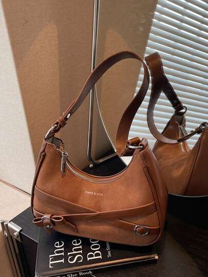 Fashionable New Solid Color Versatile Women Shoulder Bag