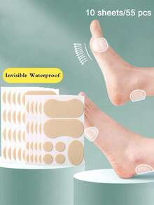Anti-Wear Foot Protector Set, Including Heel, Toe, Toe Tips, Ankle And Other Positions
