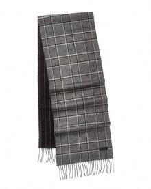 Bruno Magli Silk & Cashmere-Blend Scarf - 黑色 - 查看 3