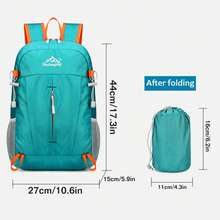 20L Hiking Backpack For Men Women Foldable Packable Ultra Lightweight Daypack For Travel Camping Outdoor - Navy Blue - View 2