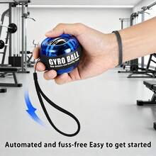 Self-Starting Luminous Wrist Strength Ball - Counting Gyro Fitness, Home Grip Trainer Without Light Gym Accessories, Deporte, Gimnasio, Ejercicio En Casa, Hand Grip