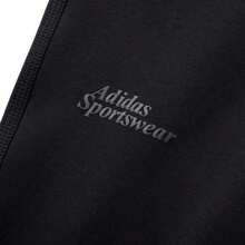 Adidas Men Drawstring Waist Letter Graphic Sports Pants - Black - View 8