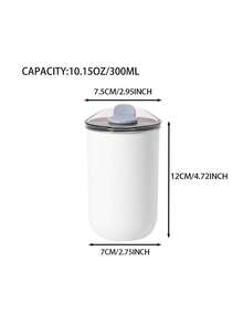 1pc Custom Floral Pattern Stainless Steel Travel Mug, Custom Stainless Steel Mouthwash Mug, Personalized Name 300ml Stainless Steel Milk Cup, Stainless Steel Tumbler, Double Insulated Coffee Mug With Personalized Name Option, Cold Drink Mug, U-Shaped Coffee Cup, Elegant Mist Finish, Double Insulated Vacuum Seal Cup