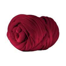 YYzzCaithe 1pc 250g Chunky Yarn For Knitting Blankets, 1 Roll Thick Icelandic Yarn For DIY Bags, Handmade Knitting, Pillows, Cat Beds, Super Bulky Roving Fabric Strips Suitable For Weaving Various Items, No Tools Needed, Handmade Crafts - Multicolor - View 13