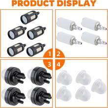 Fuel Filter Line Hose Primer Bulb Set For Poulan  Eater Gas Trimmer 4 Sizes - Four-piece Set - View 11