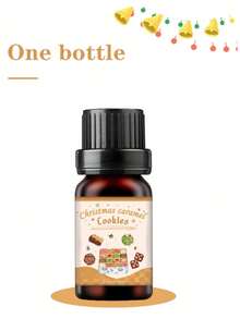 6pcs/1pc Christmas Essential Oil Set, Food Fragrance Oils, 10ml Aromatherapy Oils, Christmas Oils, Gingerbread House, Bedroom & Living Room Fragrance, Suitable For Scented Candles, Wax Melts, Diffuser Stones, Diffuser, Humidifier, Christmas - Multicolor - View 17