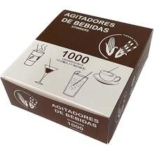 1000 Agitadores Para Bebidas de 13 cm x 0.25 cm (diámetro exterior) De Plástico Polipropileno Tierra Sana - 1 - Ver 6