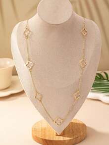 1pc Fashionable Niche Heart Pendant Necklace For Women, Minimalist Style