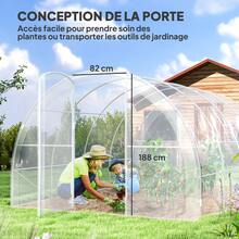 Outsunny Agricultural Greenhouses - trắng - Xem 5