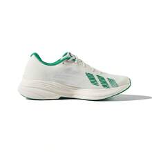Adidas 阿迪達斯男款專業訓練馬拉松跑鞋男鞋體測競速訓練運動鞋跑步鞋 - 白色/綠色 - 查看 2