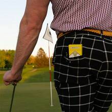 Missile Pilot Dart, High-End Bamboo Golf Ball Holder, 18-Piece Set | 83 Mm (3.25 Inches) Wooden Ball Holder - Durable And | Unforgettable Gift For Golf Enthusiasts, Iconic Packaging.