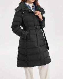 Skechers New Women's Windproof And Cold-Resistant Sports Down Jacket - Black - View 2