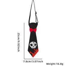 Halloween Fliege für Kinder und Erwachsene, Geisterfest, Maskerade, knotenlose Fliege, Partydekoration, Kürbis-Schädel-Fliege