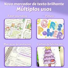 Metallic Marker 12/24/36/48/60 Double-Headed Glitter Pen - 彩色 - 查看 5