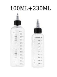 Chai đựng dầu dưỡng tóc 30/50/100/230ml có nắp đậy, dạng bóp, chai nhựa trong suốt, chai PET rỗng có vạch chia, chai đựng thuốc nhuộm tóc có vạch chia, tiện lợi để thoa lên chân tóc, hộp đựng mỹ phẩm có thể tái sử dụng với nắp vặn và vạch chia, thích hợp cho mực lỏng, sơn dầu, thủ công mỹ nghệ, chăm sóc tóc chuyên nghiệp, nhuộm và tạo kiểu tóc, vật dụng cần thiết khi đi du lịch. - Nhiều màu - Xem 19