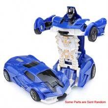 Transforming Sports Racing Car Toy: Inertial Powered Gliding Race Car, 2-In-1 Robot Vehicle Auto Transformation - Excellent Creative Gift For Boys! - Multicolor - View 24