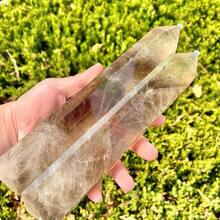 1pc Smoky Tower, Luster MinerPure Crystals, The Perfect Home Decor With A Unique Holiday Gift(Natural Stone Has Natural Cracks And Grooves - Brown - View 7