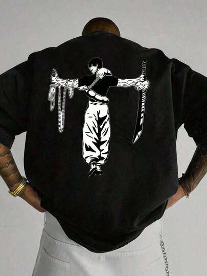 Camiseta "Toji Fushiguro" - Elegante camiseta casual de algodón de verano para hombreplayera de hombretops sudaderas para mujerLoose, casual and versatile top T-shirt